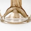 1919 René Lalique – Statuette Grande Ovale Tête Penchée Verre Blanc Patiné Sépia 17