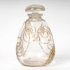 1912 René Lalique – Flacon Capricornes Verre Blanc Patiné Sépia 9