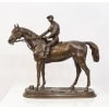 Sculpture – Jockey « Retour Au Pesage » , Jules Moigniez (1835-1894) – Bronze 16
