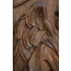 Paire de panneaux en bois sculpté d’anges musiciens. 18
