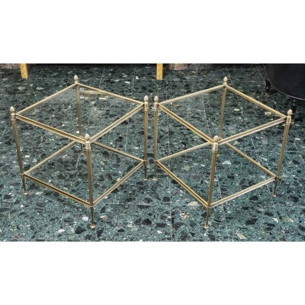 Paire de bouts de canapé – tables basses circa 1960.. 5
