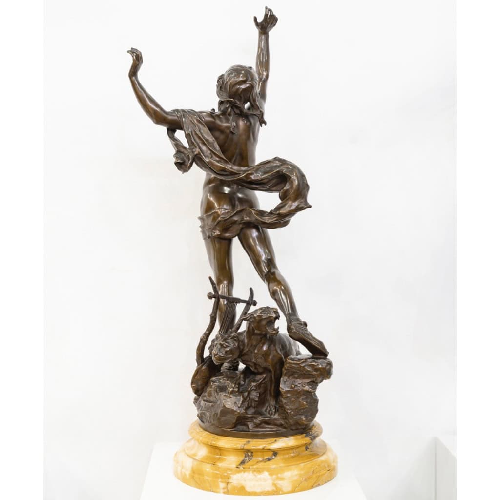 Sculpture – Orphée Aux Enfers , Charles Raoul Verlet (1857-1923) , F.Barbedienne – Bronze 8