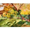 CHARRETON Victor Ecole Française 20è Siècle Paysage ensoleillé Huile sur panneau Signée 19