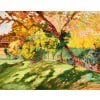 CHARRETON Victor Ecole Française 20è Siècle Paysage ensoleillé Huile sur panneau Signée 24