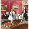 COSSON Marcel Peinture 20è Siècle l’Opéra de Paris Le salon des abonnés Huile Sur Toile Signée Certificat d’authenticité 22