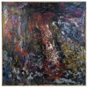 Grande peinture abstraite signée par Asimon et datée de 1960 10