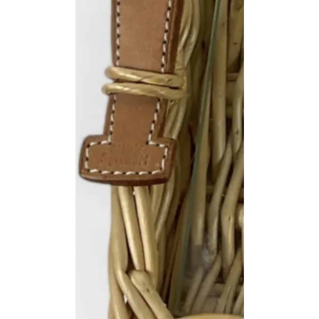 Hermès ,Plateau rectangulaire en osier « Oseraie » 6