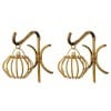 Paire d’appliques « Lantern » en rotin des années 1960 Louis Sognot 9