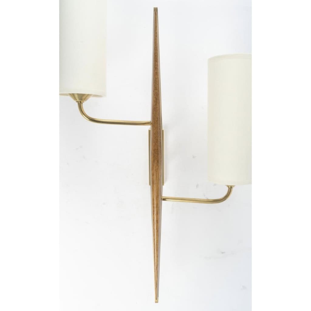 1950 Paire d’appliques Maison Arlus 7
