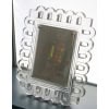 Circa 1950 , Cristal Lalique, Cadre à décor de volutes . 12