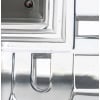 Circa 1950 , Cristal Lalique, Cadre à décor de volutes . 16