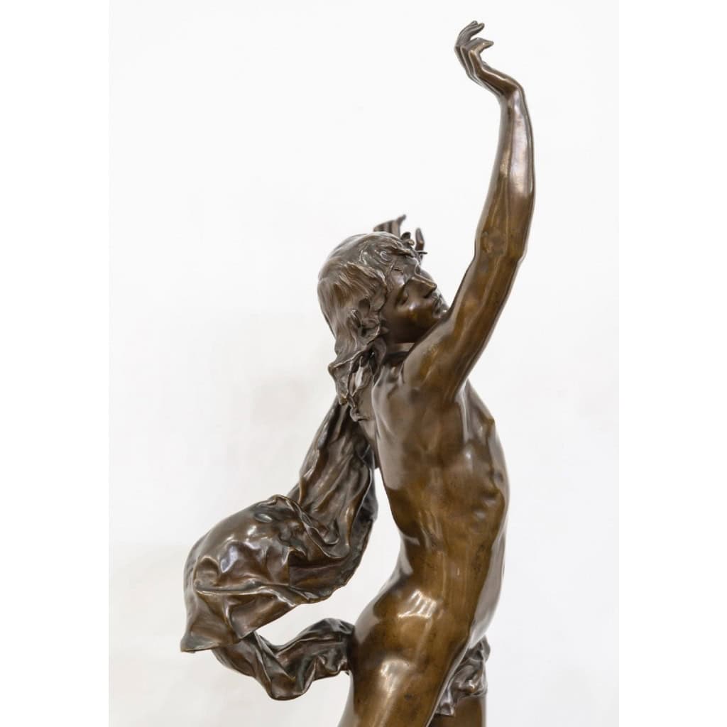 Sculpture – Orphée Aux Enfers , Charles Raoul Verlet (1857-1923) , F.Barbedienne – Bronze 11
