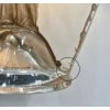 1919 René Lalique – Statuette Grande Ovale Tête Penchée Verre Blanc Patiné Sépia 18