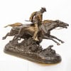 Groupe En Bronze « Chasse Au Bison » , Isidore Jules Bonheur (1827-1901) , Peyrol Edt – Bronze 26