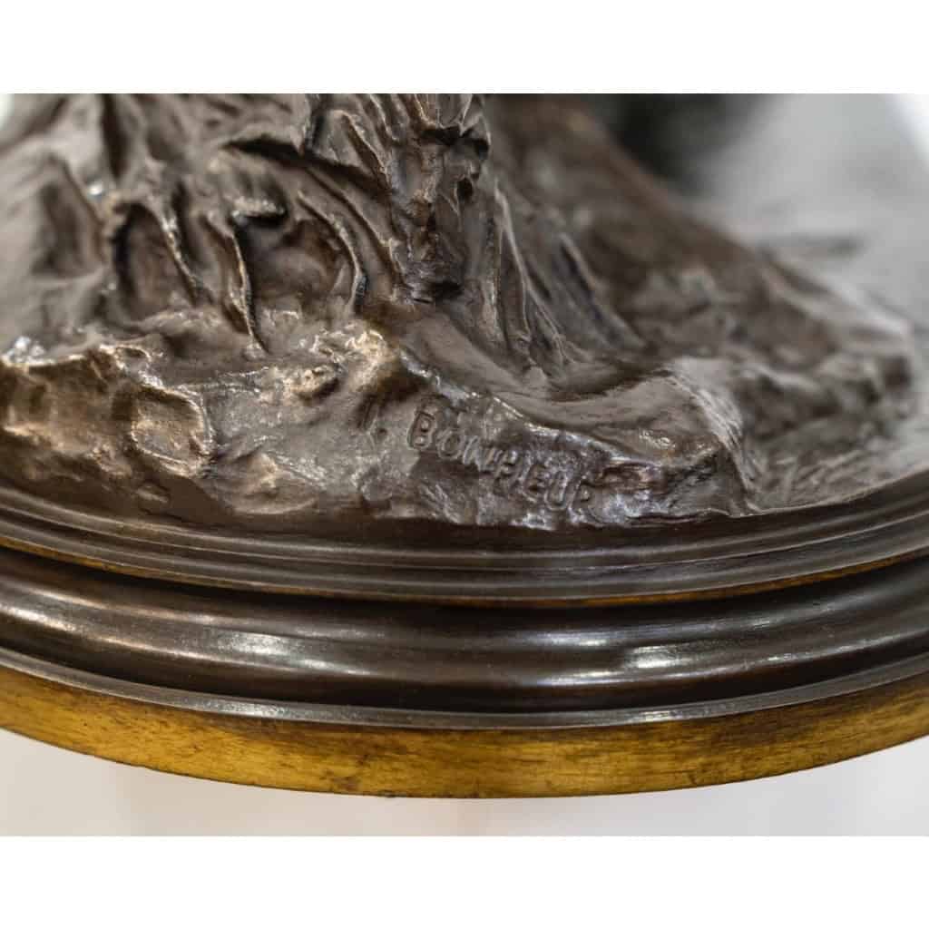 Groupe En Bronze « Chasse Au Bison » , Isidore Jules Bonheur (1827-1901) , Peyrol Edt – Bronze 16