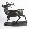 Sculpture – Le Cerf Debout (Grand Modèle) , Antoine – Louis Barye (1795-1875) – Bronze 13