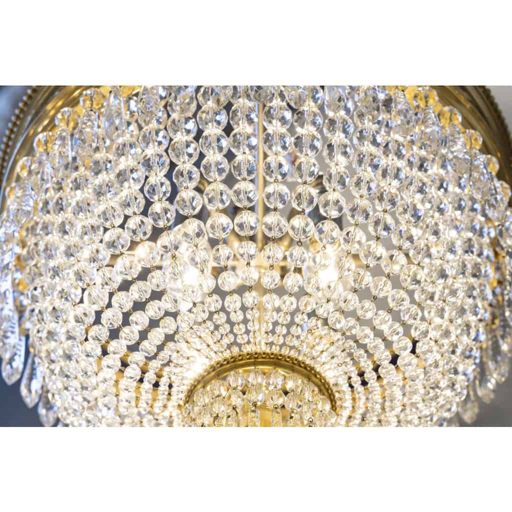 Lustre plafonnier de la Maison Baccarat du 19ème siècle. 7