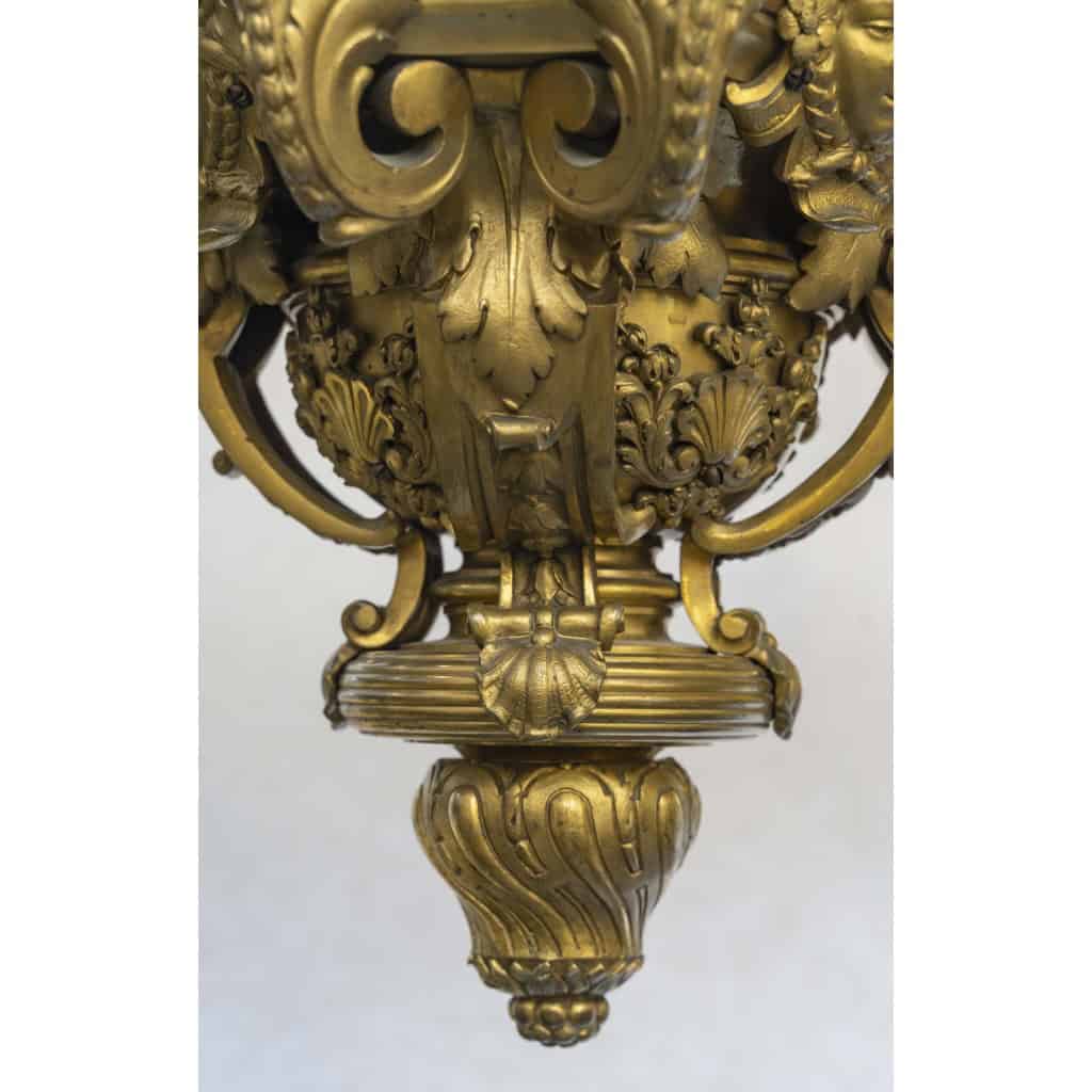 Important lustre Mazarin attribué à Ernest MOTTHEAU (1841-1905) 6
