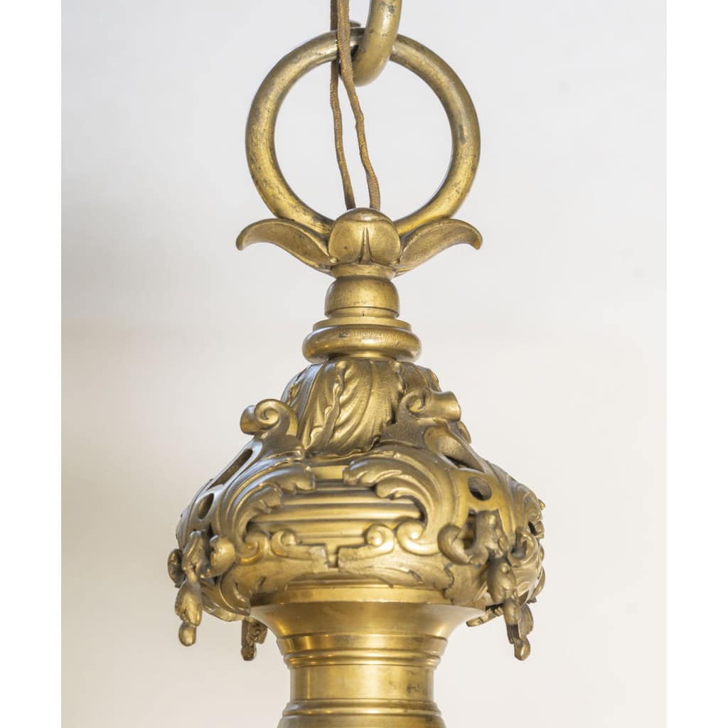 Important lustre Mazarin attribué à Ernest MOTTHEAU (1841-1905) 11