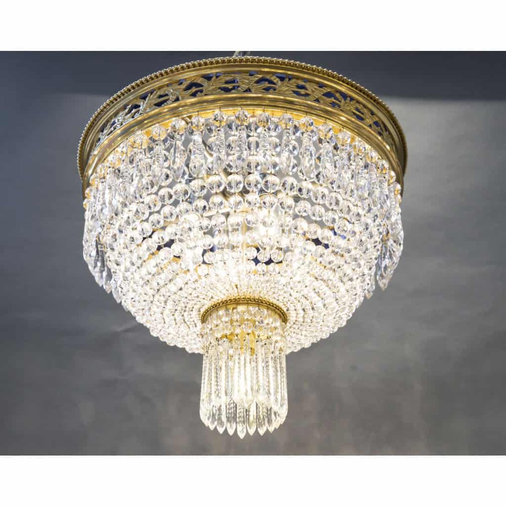 Lustre plafonnier de la Maison Baccarat du 19ème siècle. 4