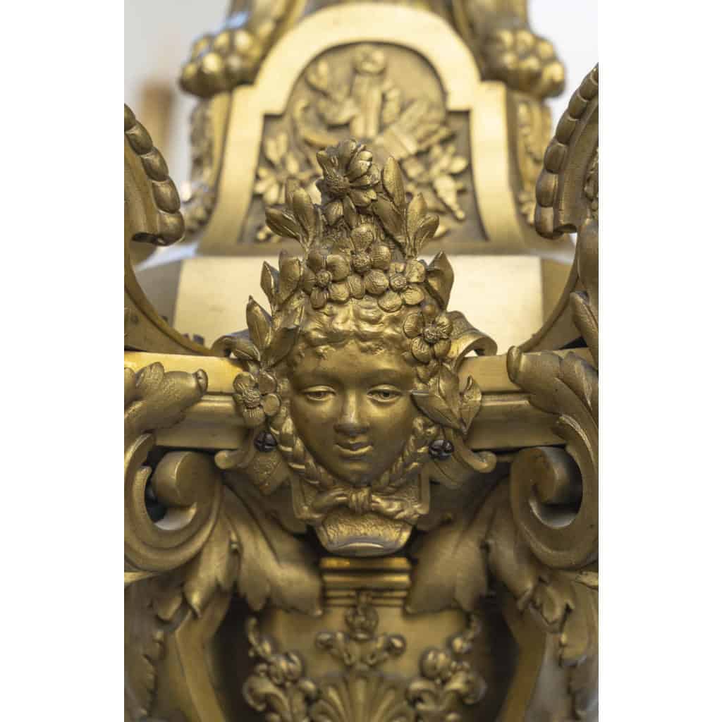 Important lustre Mazarin attribué à Ernest MOTTHEAU (1841-1905) 7
