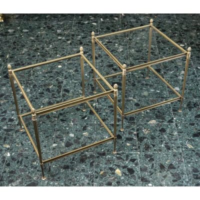 Paire de bouts de canapé – tables basses circa 1960.. 3