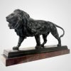 Sculpture – Le Lion Marchant , Antoine – Louis Barye (1795-1875) – Bronze 15