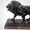 Sculpture – Le Lion Marchant , Antoine – Louis Barye (1795-1875) – Bronze 19