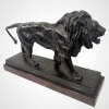 Sculpture – Le Lion Marchant , Antoine – Louis Barye (1795-1875) – Bronze 21