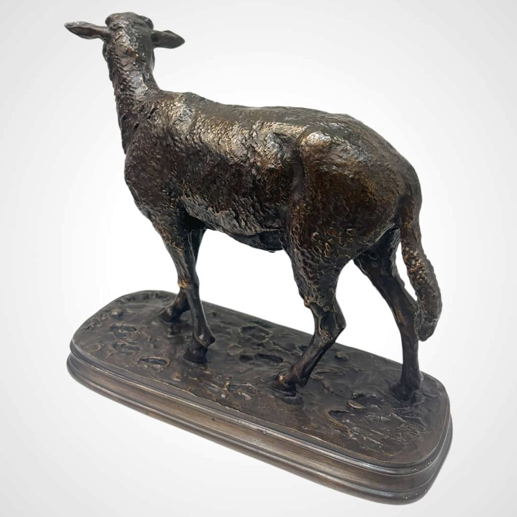 Sculpture – Mouton Des Vosges , Pierre – Jules Mêne (1864) – Bronze 10