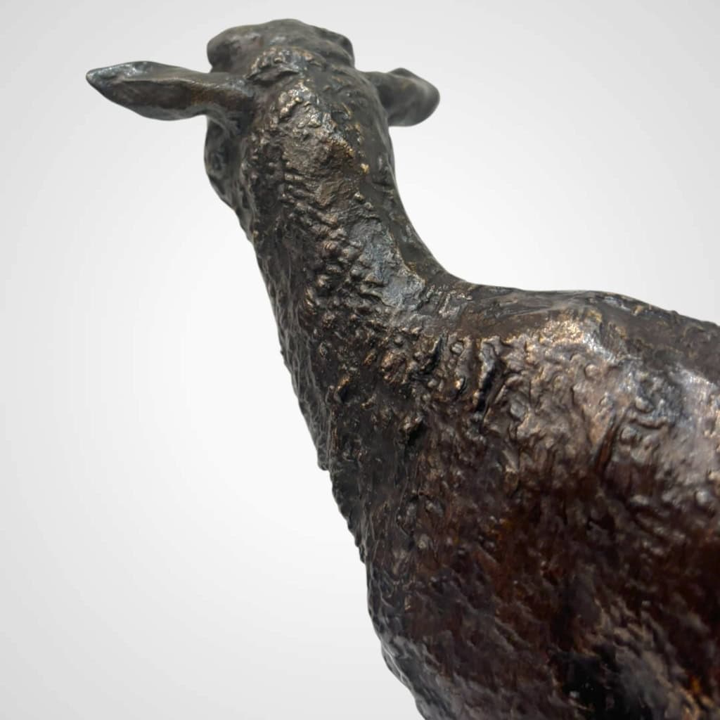Sculpture – Mouton Des Vosges , Pierre – Jules Mêne (1864) – Bronze 11