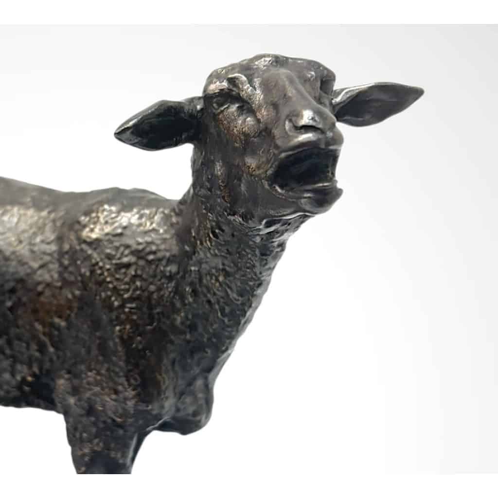 Sculpture – Mouton Des Vosges , Pierre – Jules Mêne (1864) – Bronze 12