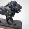 Sculpture – Le Lion Marchant , Antoine – Louis Barye (1795-1875) – Bronze 22