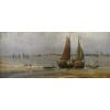 Tableau. Marine. H/T  » retour de pêche  » fin XIX ème siècle 17
