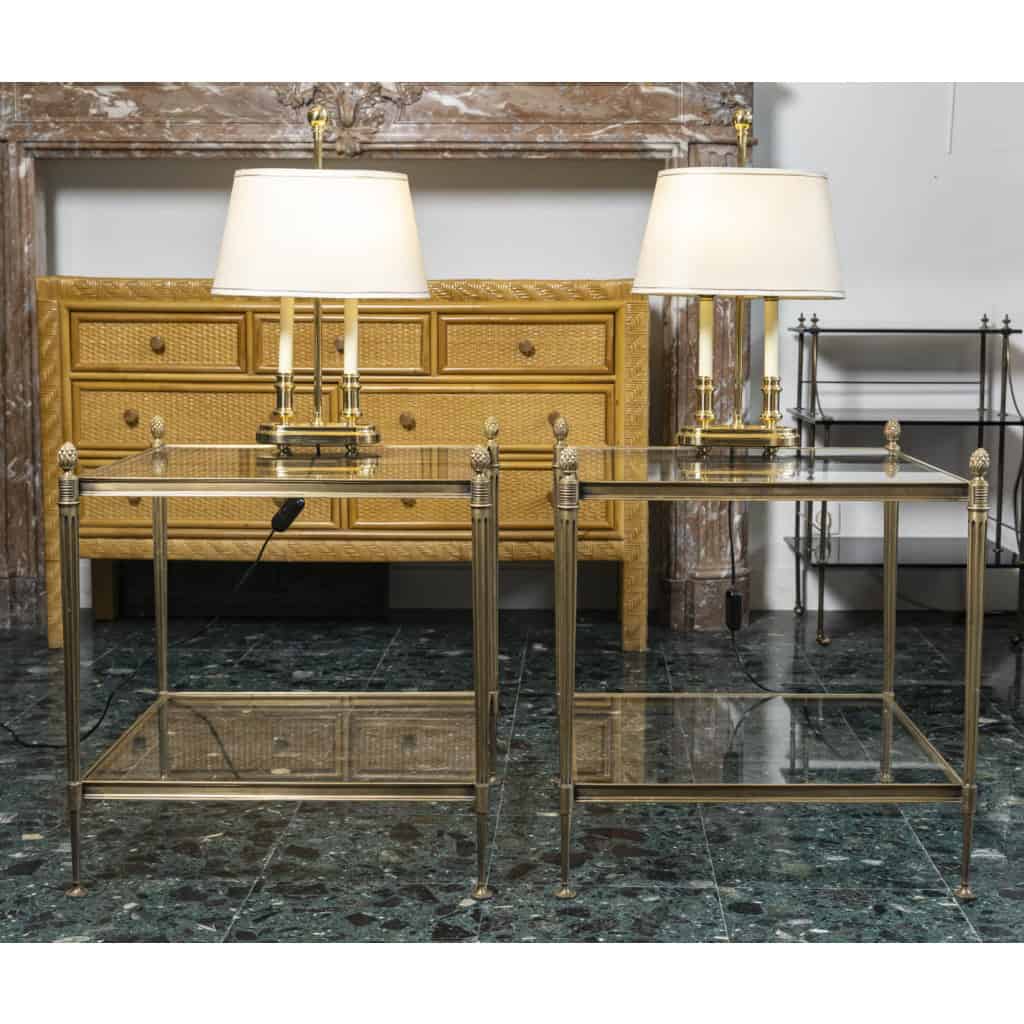Paire de bouts de canapé – tables basses circa 1960.. 9