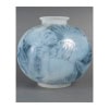 1924- RENE LALIQUE ,Vase «Poissons» Verre Opalescent 13