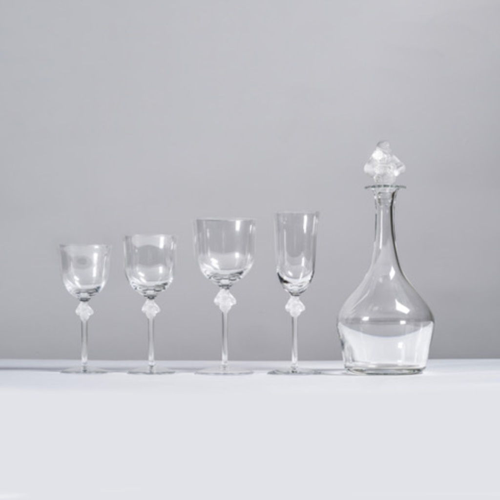 1968-LALIQUE France, Service Cristal “ROXANNE” 50 pièces 4
