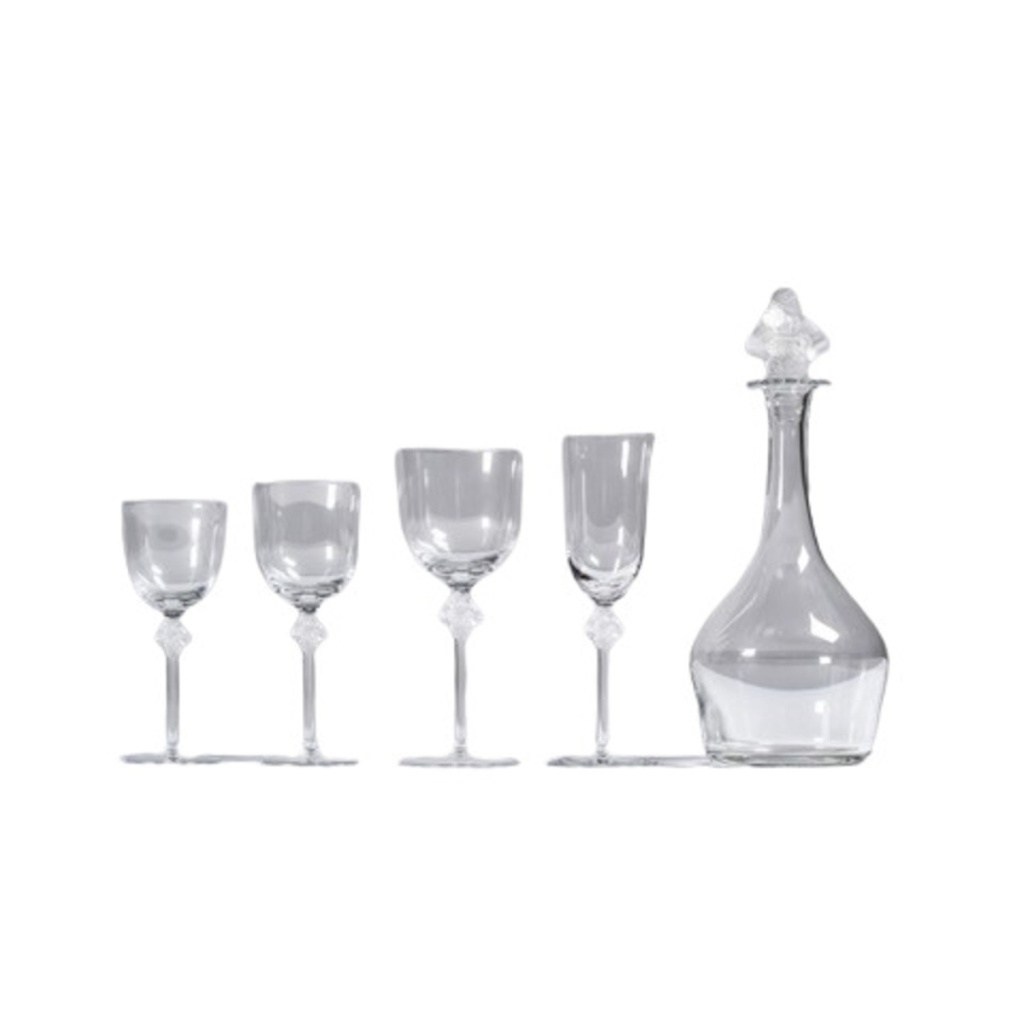 1968-LALIQUE France, Service Cristal “ROXANNE” 50 pièces 3
