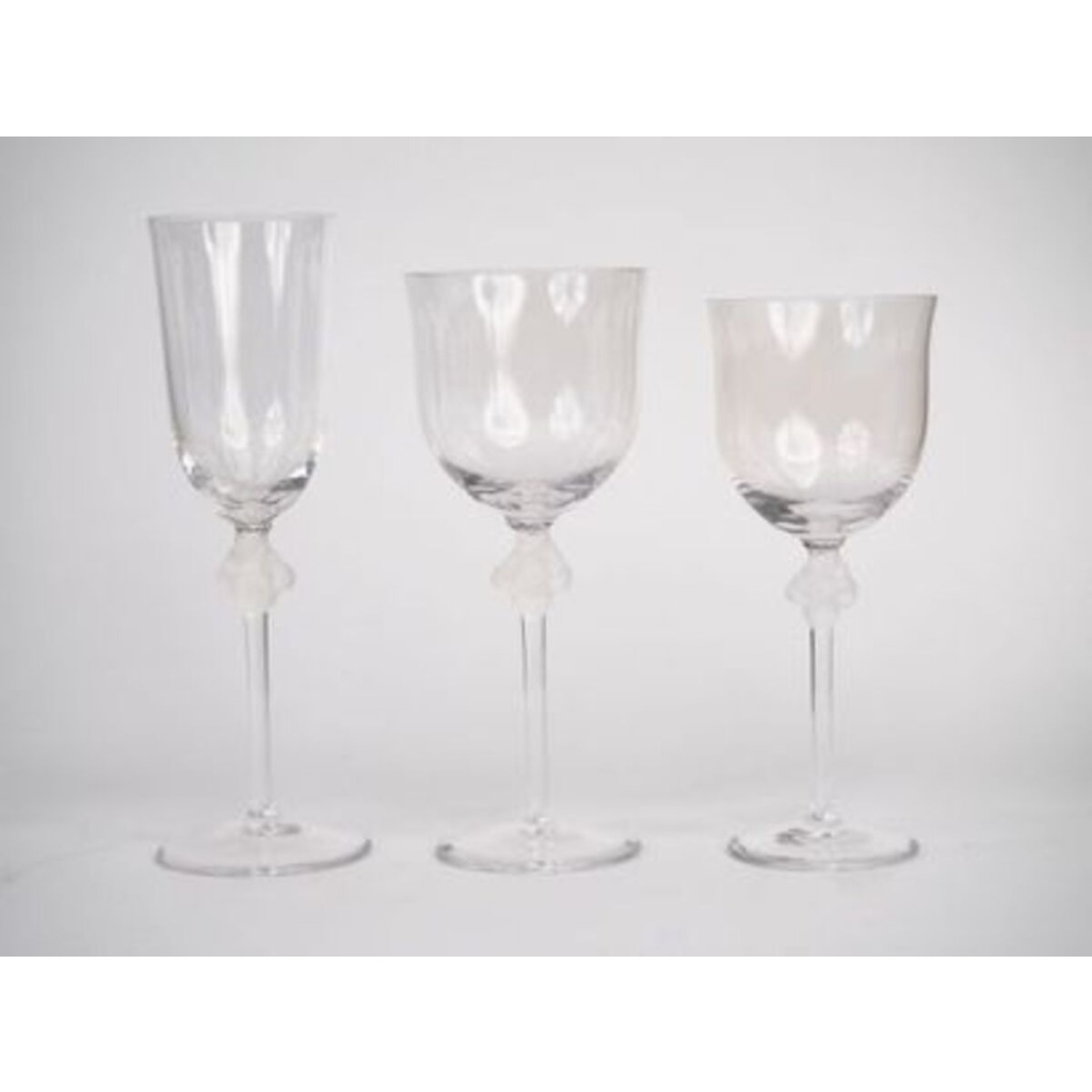 1968-LALIQUE France, Service Cristal “ROXANNE” 50 pièces 6