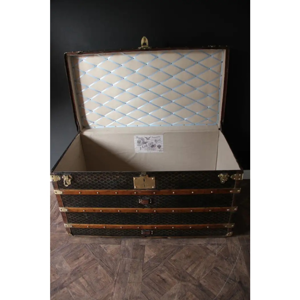 Malle Goyard 100 cm des années 1920 15