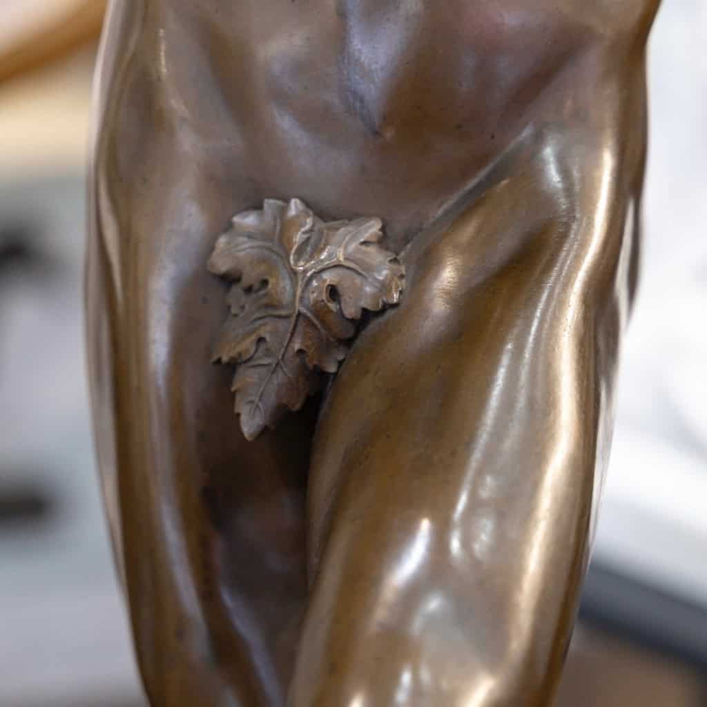 Sculpture – Une Trouvaille à Pompéi , Hippolyte Alexandre Moulin (1832-1884) – Bronze 10