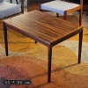 Table basse, d’appoint vintage scandinave en palissandre 1960 9