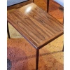 Table basse, d’appoint vintage scandinave en palissandre 1960 10