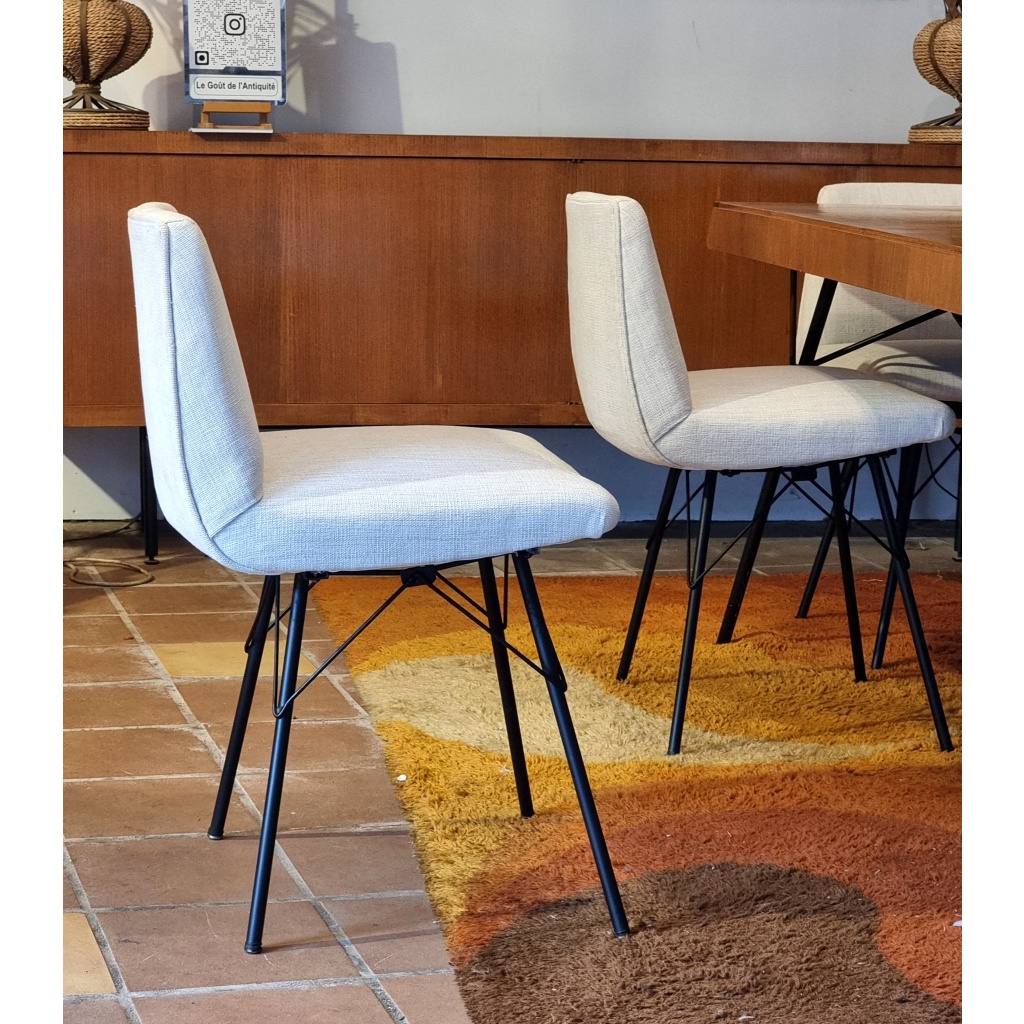 Série de six chaises de Gérard Guermonprez, France, 1950 4