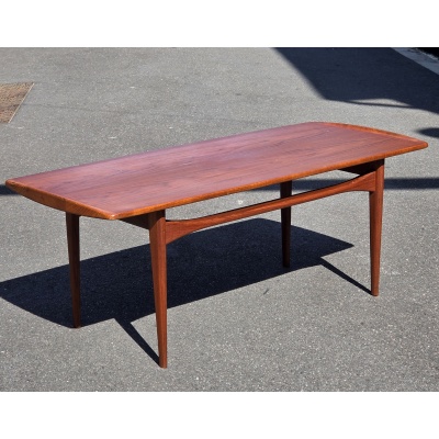 Table basse de Edvard et Tove Kindt Larsen, France & Son, Teck, 1960