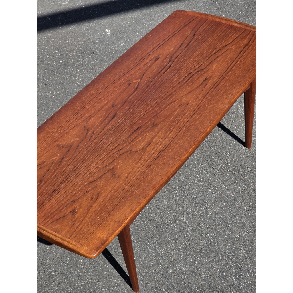 Table basse de Edvard et Tove Kindt Larsen, France & Son, Teck, 1960 5
