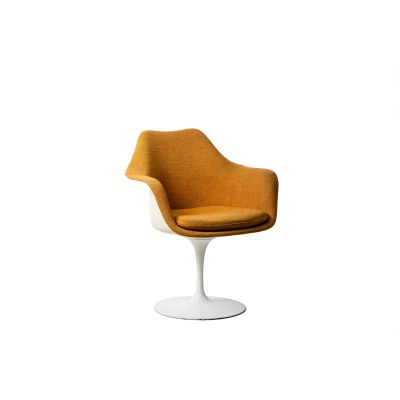 Eero Saarinen pour Knoll. Fauteuil « Tulipe » jaune safran. Circa 1960-70 LS6555609P