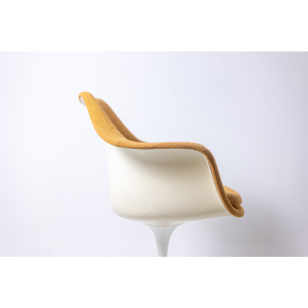 Eero Saarinen pour Knoll. Fauteuil « Tulipe » jaune safran. Circa 1960-70 LS6555609P 5