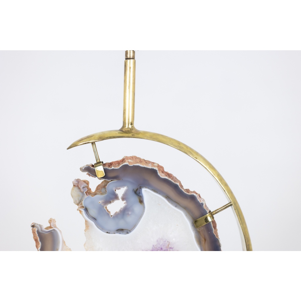 Lampe en bronze et améthyste. Années 1970. LS6460275S 9