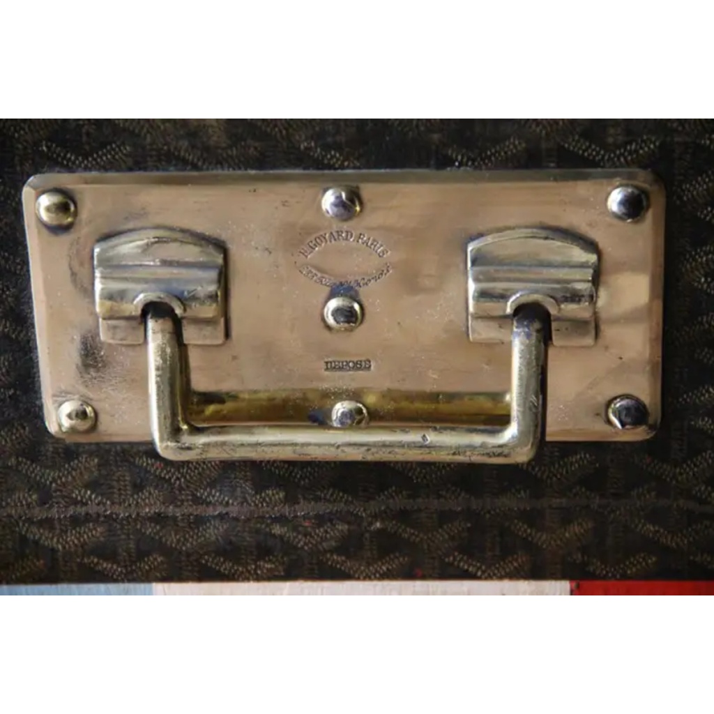 Malle Goyard 100 cm des années 1920 9